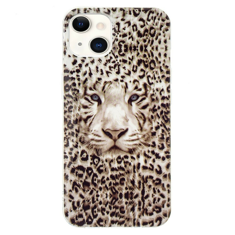 Coque iPhone 13 Leopard Fluorescente