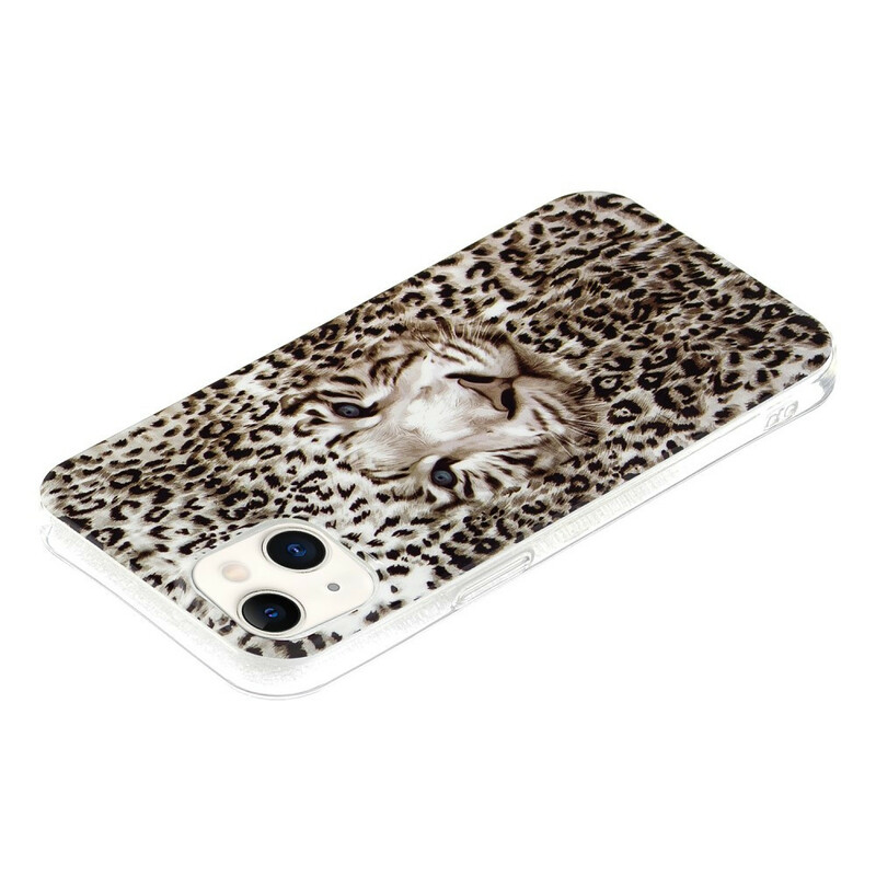 Coque iPhone 13 Leopard Fluorescente