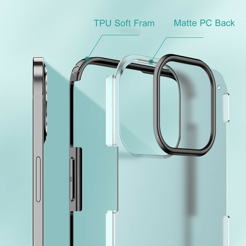 Coque iPhone 13 Pro Max Hybride Givrée Coque iPhone 13 Pro Max Hybride Givrée