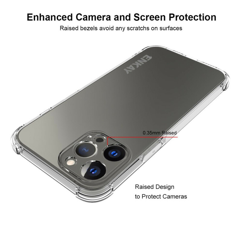 Coque iPhone 13 Pro Max Combo Coque et Verre trempée Écran ENKAY Coque iPhone 13 Pro Max Combo Coque et Verre trempée Écran ENKAY