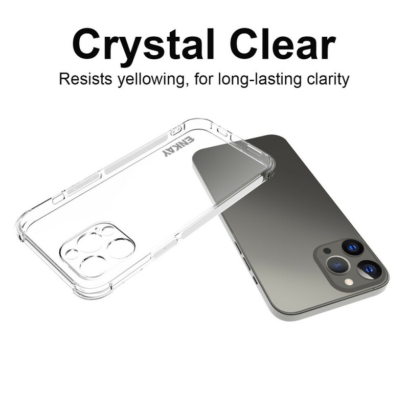 Coque iPhone 13 Pro Max Combo Coque et Verre trempée Écran ENKAY Coque iPhone 13 Pro Max Combo Coque et Verre trempée Écran ENKAY