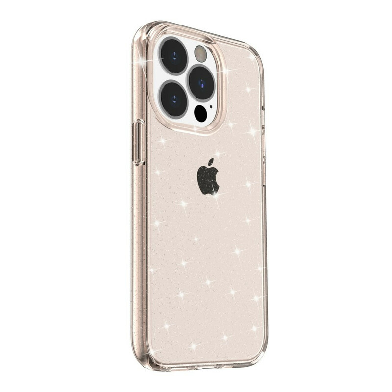 Coque iPhone 12 Pro Max Transparente Paillettes