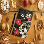 Housse iPhone 13 Fleurs Colorées à Lanière