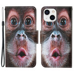 Housse iPhone 13 Singe à Lanière Housse iPhone 13 Singe à Lanière