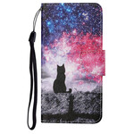 Housse iPhone 13 Chat au Clair de Ciel Housse iPhone 13 Chat au Clair de Ciel