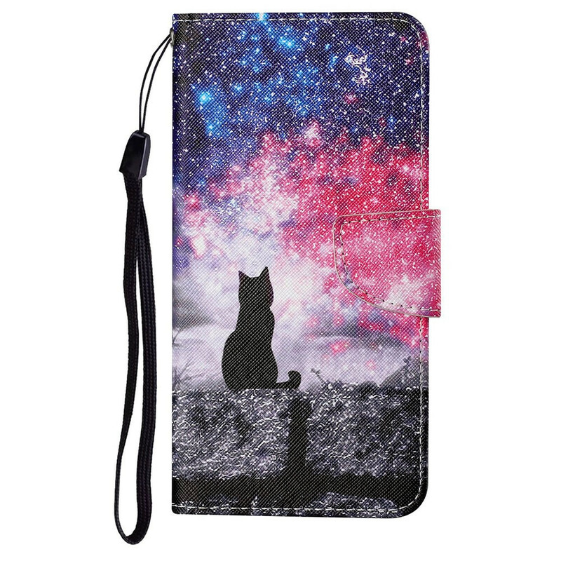 Housse iPhone 13 Chat au Clair de Ciel Housse iPhone 13 Chat au Clair de Ciel