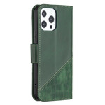 Housse iPhone 13 Pro Max Effet Peau de Crocodile Classique Housse iPhone 13 Pro Max Effet Peau de Crocodile Classique