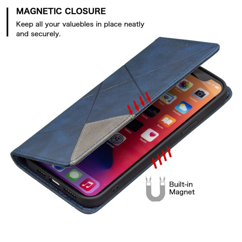 Flip Cover iPhone 13 Pro Max Style Artiste Flip Cover iPhone 13 Pro Max Style Artiste