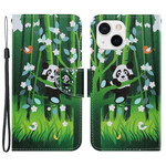Housse iPhone 13 Promenade de Panda Housse iPhone 13 Promenade de Panda