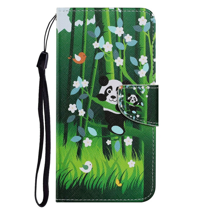 Housse iPhone 13 Promenade de Panda Housse iPhone 13 Promenade de Panda