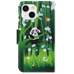 Housse iPhone 13 Promenade de Panda Housse iPhone 13 Promenade de Panda