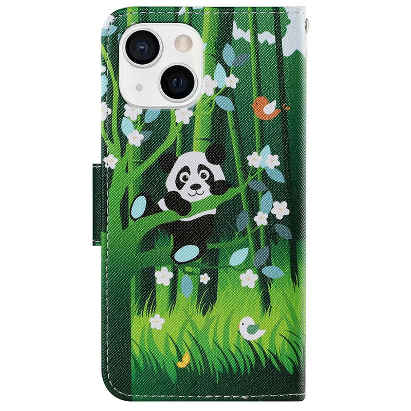 Housse iPhone 13 Promenade de Panda Housse iPhone 13 Promenade de Panda