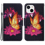 Housse iPhone 13 Papillon et Lotus Housse iPhone 13 Papillon et Lotus