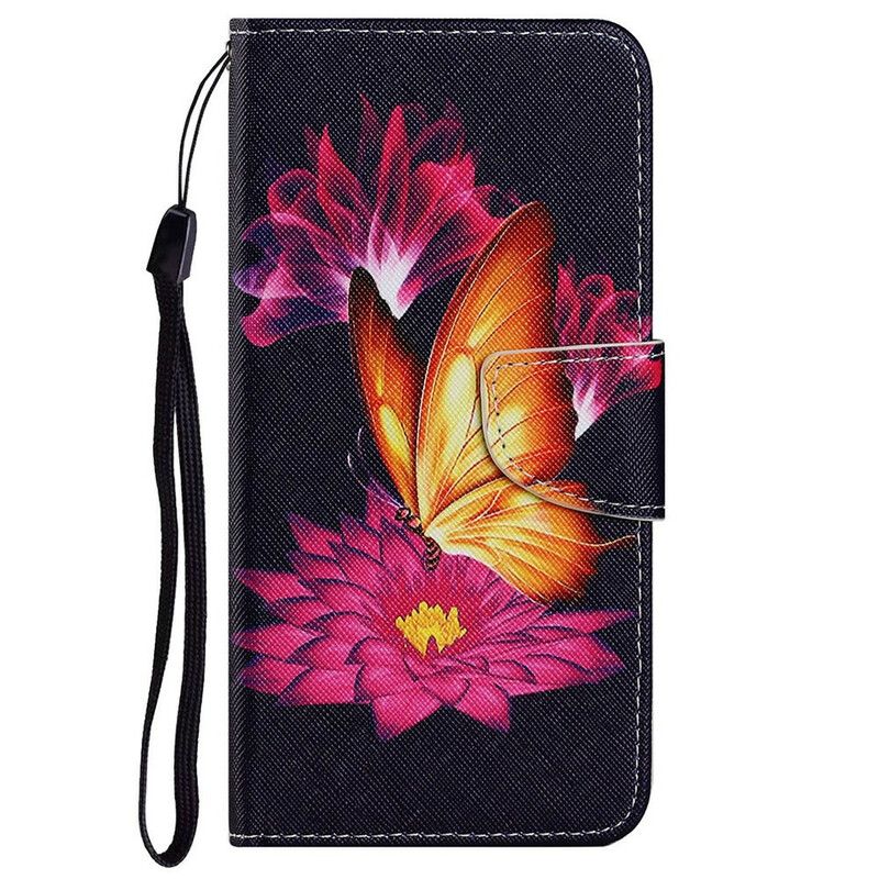 Housse iPhone 13 Papillon et Lotus