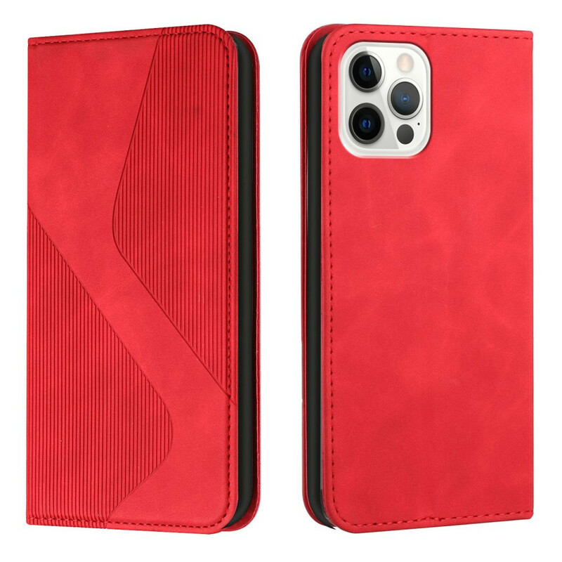 Flip Cover iPhone 13 Pro Max Style Cuir S-Design Flip Cover iPhone 13 Pro Max Style Cuir S-Design