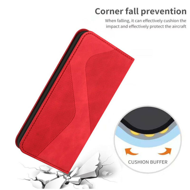 Flip Cover iPhone 13 Pro Max Style Cuir S-Design Flip Cover iPhone 13 Pro Max Style Cuir S-Design