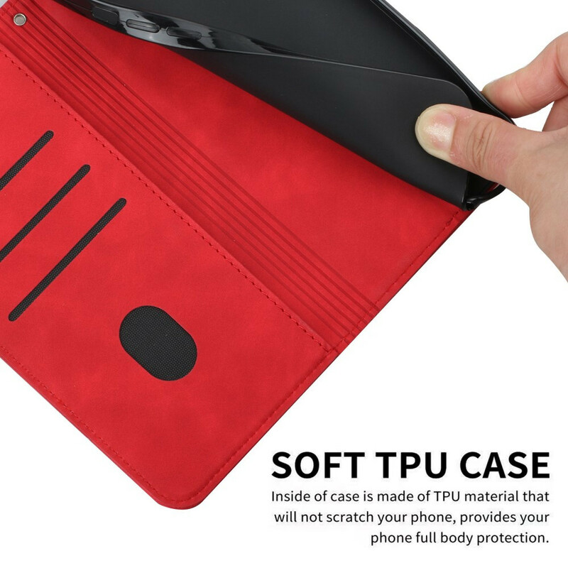 Flip Cover iPhone 13 Pro Max Style Cuir S-Design Flip Cover iPhone 13 Pro Max Style Cuir S-Design