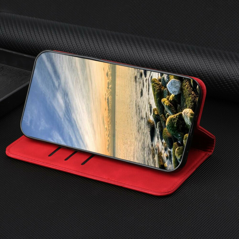 Flip Cover iPhone 13 Pro Max Style Cuir S-Design Flip Cover iPhone 13 Pro Max Style Cuir S-Design
