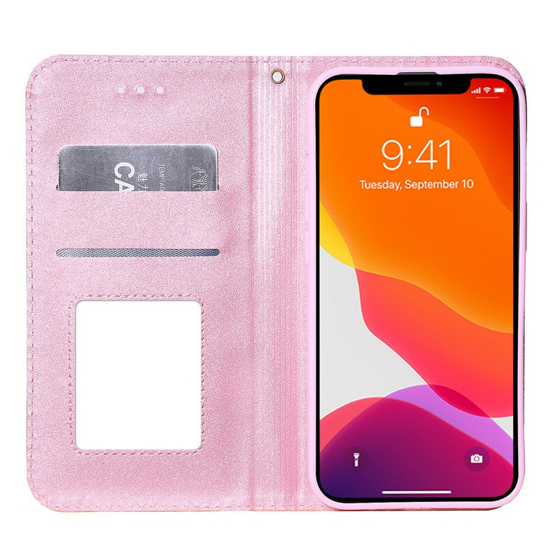 Flip Cover iPhone 13 Simili Cuir Marguerites Flip Cover iPhone 13 Simili Cuir Marguerites