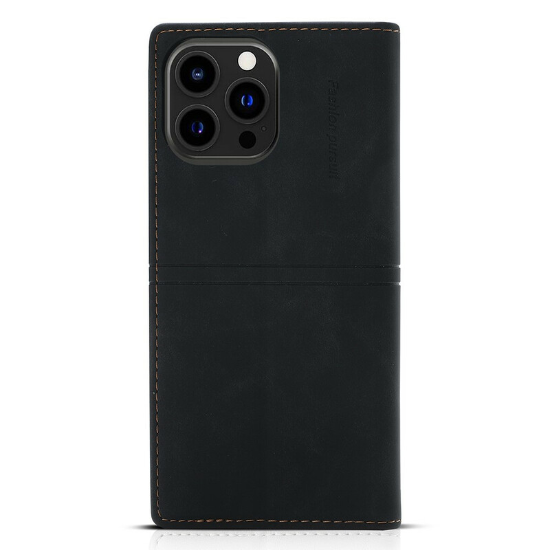 Flip Cover iPhone 13 Pro Max Style Cuir Couture Fermoir Magnétique Flip Cover iPhone 13 Pro Max Style Cuir Couture Fermoir Magnétique
