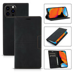 Flip Cover iPhone 13 Pro Max Style Cuir Couture Fermoir Magnétique Flip Cover iPhone 13 Pro Max Style Cuir Couture Fermoir Magnétique