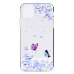 Coque iPhone 13 Transparente Papillons et Fleurs Coque iPhone 13 Transparente Papillons et Fleurs