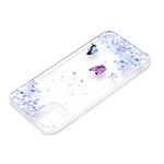 Coque iPhone 13 Transparente Papillons et Fleurs Coque iPhone 13 Transparente Papillons et Fleurs