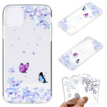 Coque iPhone 13 Transparente Papillons et Fleurs