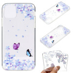 Coque iPhone 13 Transparente Papillons et Fleurs Coque iPhone 13 Transparente Papillons et Fleurs
