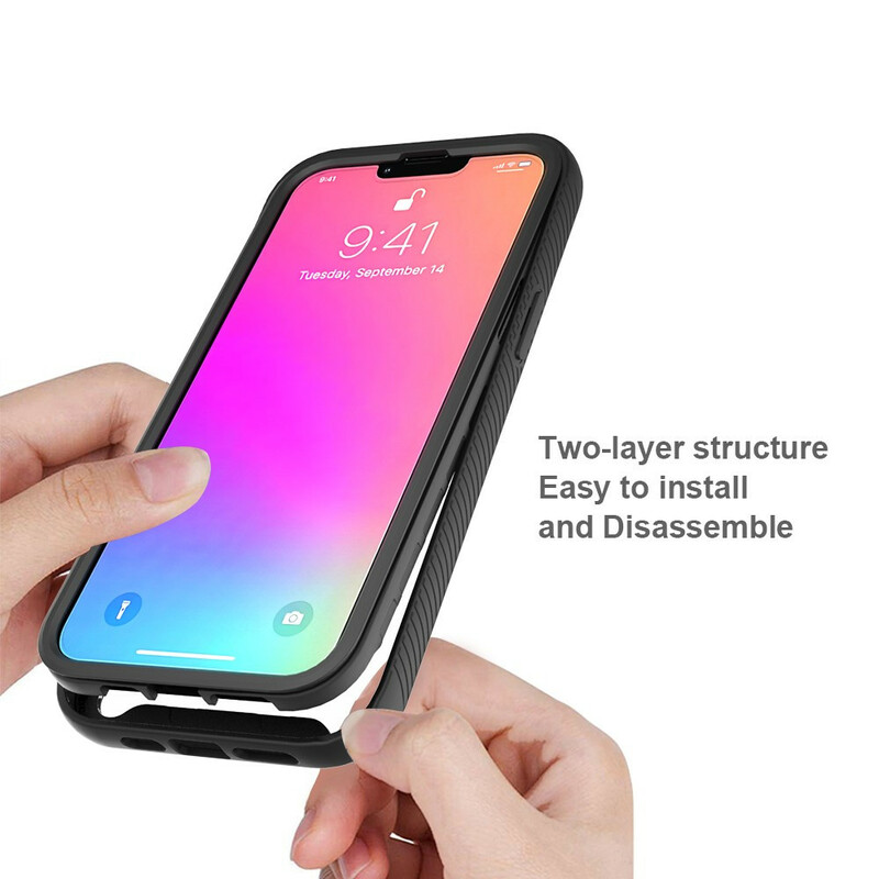 Coque iPhone 13 Pro Max Conception Hybride Rebords Silicone Coque iPhone 13 Pro Max Conception Hybride Rebords Silicone