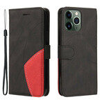 Housse iPhone 13 Pro Max Simili Cuir Bicolore Signature Housse iPhone 13 Pro Max Simili Cuir Bicolore Signature
