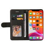 Housse iPhone 13 Pro Max Simili Cuir Bicolore Signature Housse iPhone 13 Pro Max Simili Cuir Bicolore Signature