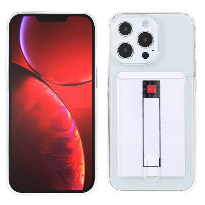 Coque iPhone 13 Pro Max Transparente Porte-Carte Color Coque iPhone 13 Pro Max Transparente Porte-Carte Color