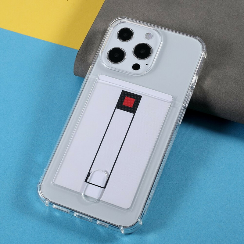 Coque iPhone 13 Pro Max Transparente Porte-Carte Color Coque iPhone 13 Pro Max Transparente Porte-Carte Color
