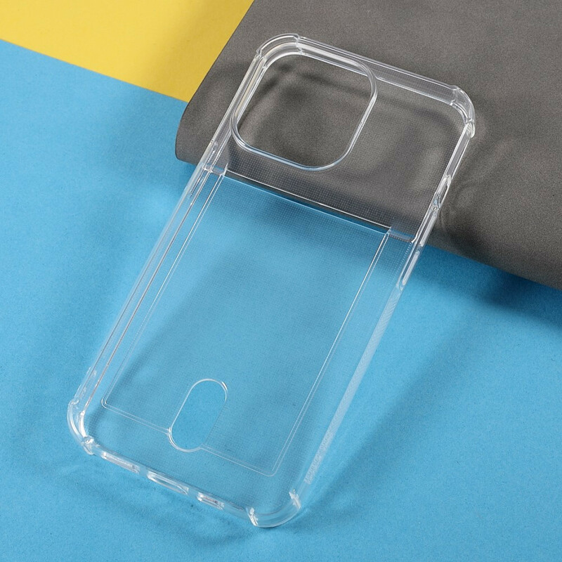 Coque iPhone 13 Pro Max Transparente Porte-Carte Color Coque iPhone 13 Pro Max Transparente Porte-Carte Color
