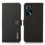Housse Oppo A16 / A16s Cuir Véritable KHAZNEH RFID Housse Oppo A16 / A16s Cuir Véritable KHAZNEH RFID