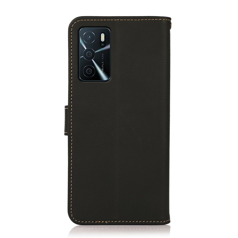 Housse Oppo A16 / A16s Cuir Véritable KHAZNEH RFID Housse Oppo A16 / A16s Cuir Véritable KHAZNEH RFID