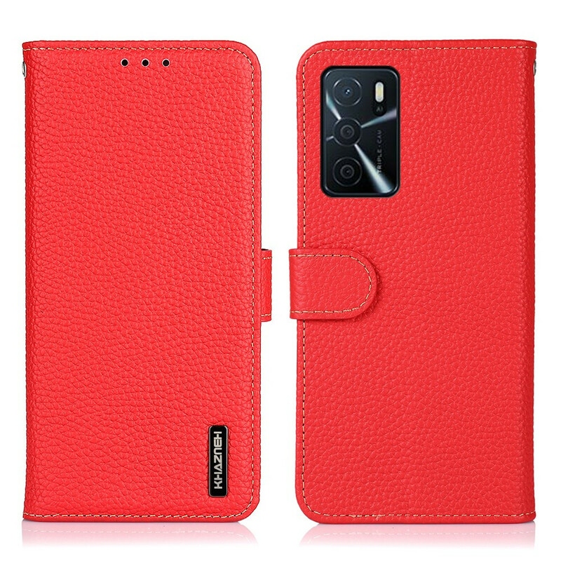 Housse Oppo A16 / A16s Cuir Litchi KHAZNEH Housse Oppo A16 / A16s Cuir Litchi KHAZNEH