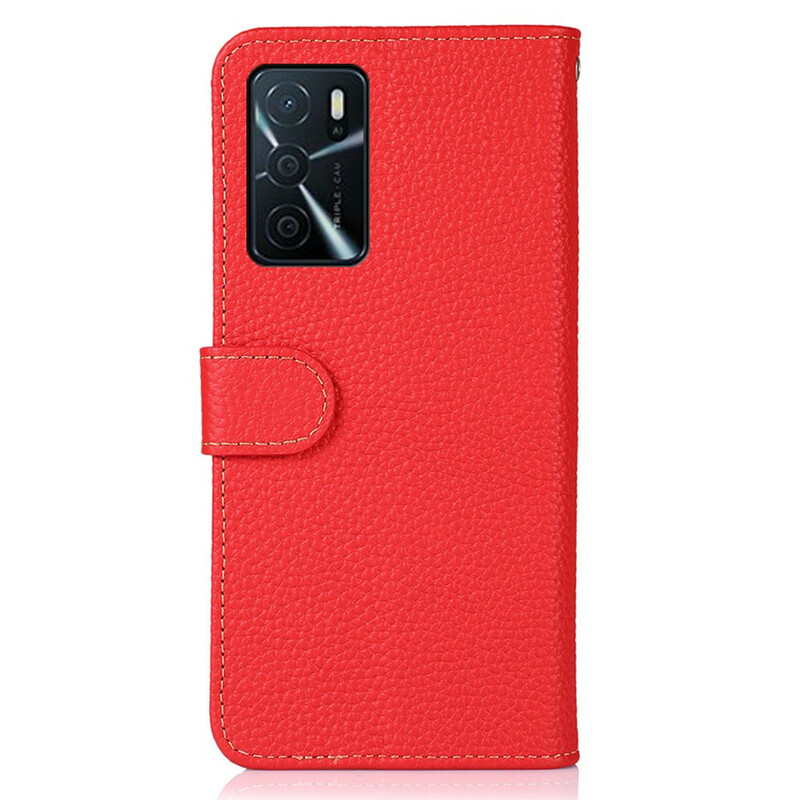 Housse Oppo A16 / A16s Cuir Litchi KHAZNEH Housse Oppo A16 / A16s Cuir Litchi KHAZNEH