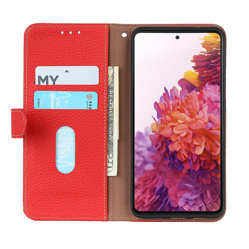 Housse Oppo A16 / A16s Cuir Litchi KHAZNEH Housse Oppo A16 / A16s Cuir Litchi KHAZNEH