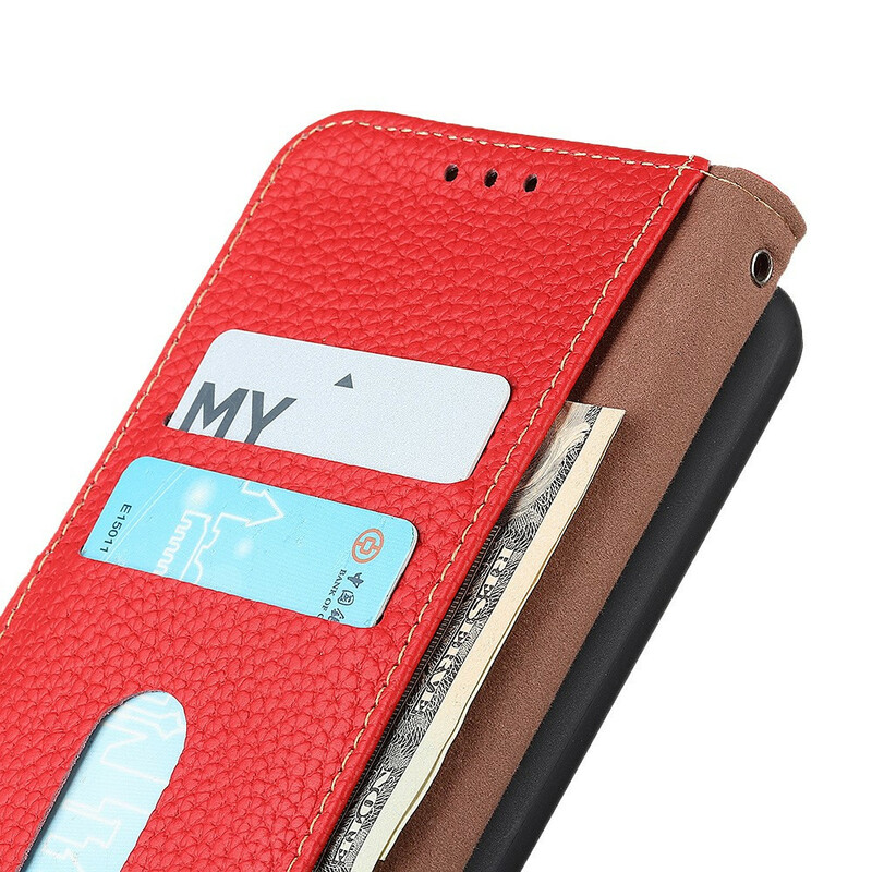 Housse Oppo A16 / A16s Cuir Litchi KHAZNEH Housse Oppo A16 / A16s Cuir Litchi KHAZNEH