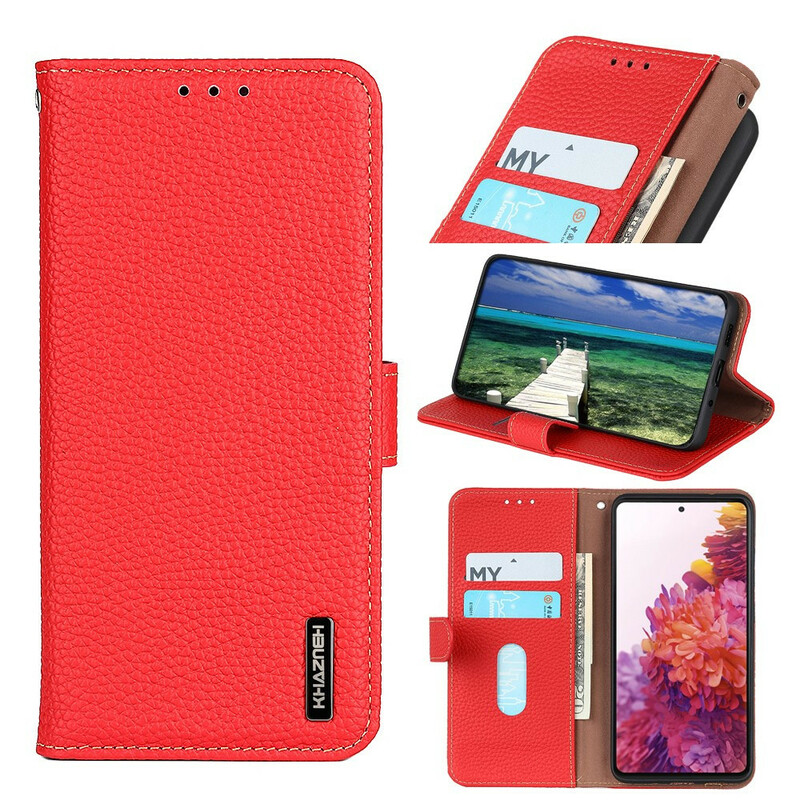 Housse Oppo A16 / A16s Cuir Litchi KHAZNEH Housse Oppo A16 / A16s Cuir Litchi KHAZNEH