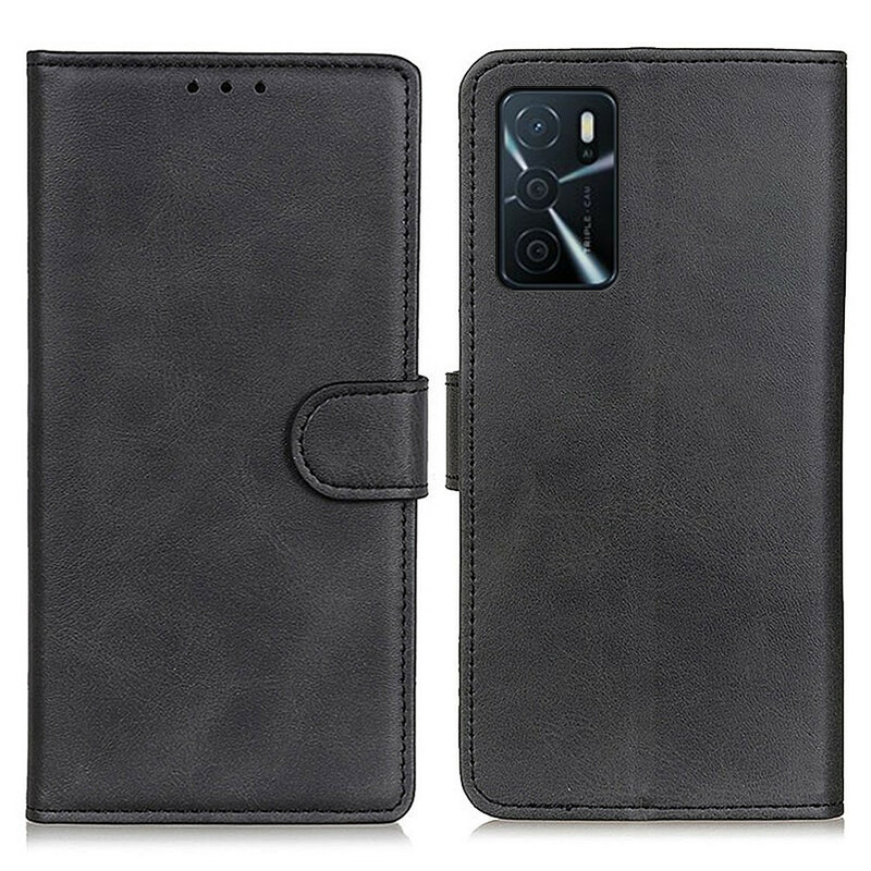 Housse Oppo A16 / A16s Effet Cuir Matte Rétro Housse Oppo A16 / A16s Effet Cuir Matte Rétro