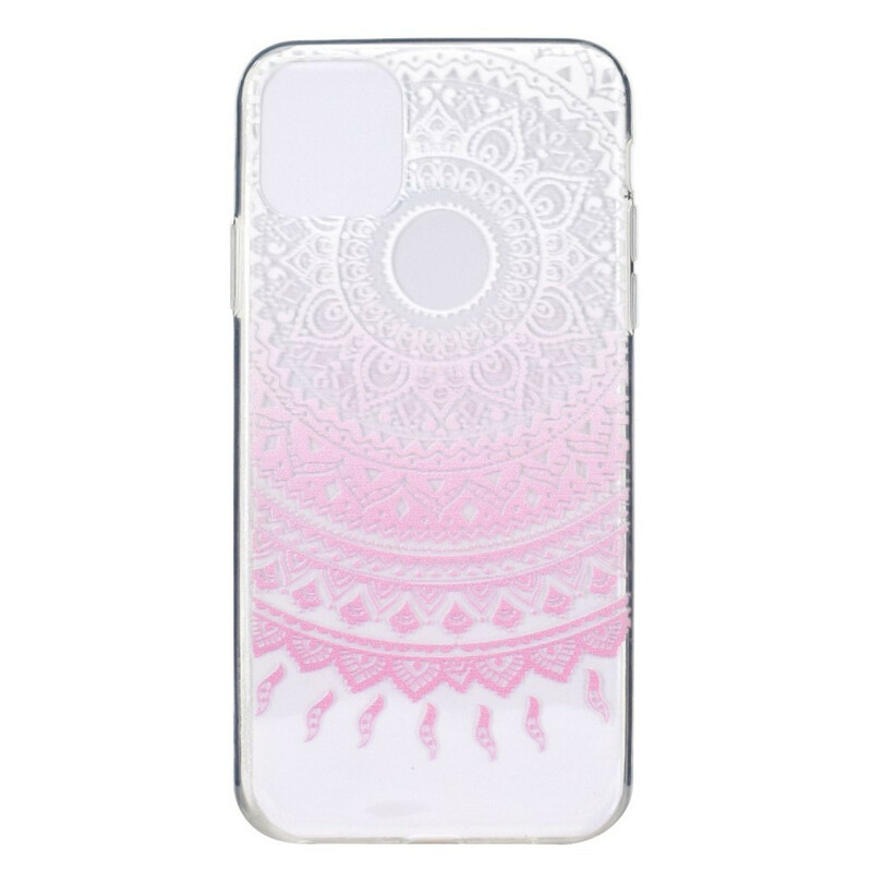 Coque iPhone 13 Transparente Mandala Coloré Coque iPhone 13 Transparente Mandala Coloré