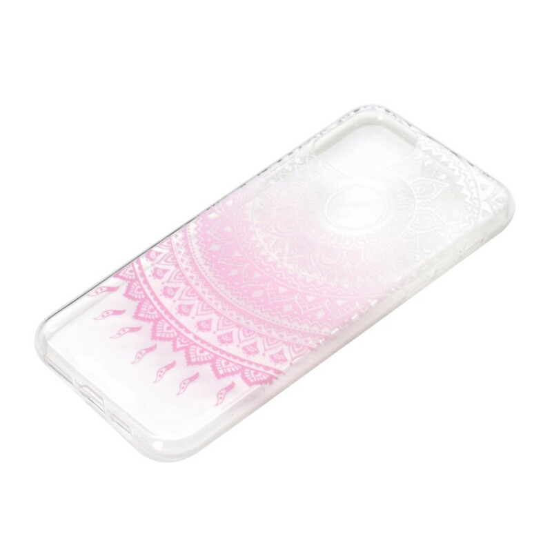Coque iPhone 13 Transparente Mandala Coloré Coque iPhone 13 Transparente Mandala Coloré