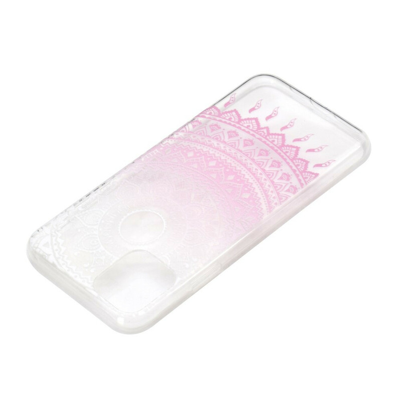 Coque iPhone 13 Transparente Mandala Coloré Coque iPhone 13 Transparente Mandala Coloré