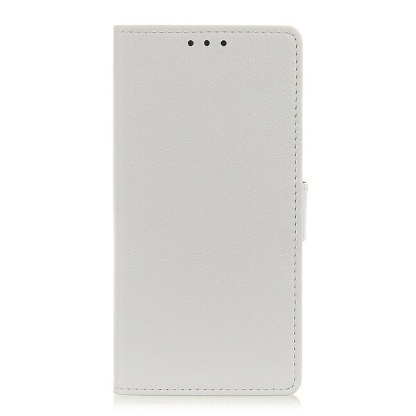 Housse Oppo A16 / A16s Effet Cuir Brillant Simple