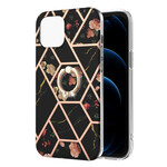 Coque iPhone 13 Anneau-Support Florale Coque iPhone 13 Anneau-Support Florale