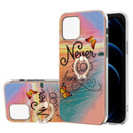 Coque iPhone 13 Anneau-Support Never Stop Dreaming