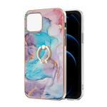 Coque iPhone 13 Marbre avec Anneau-Support Coque iPhone 13 Marbre avec Anneau-Support